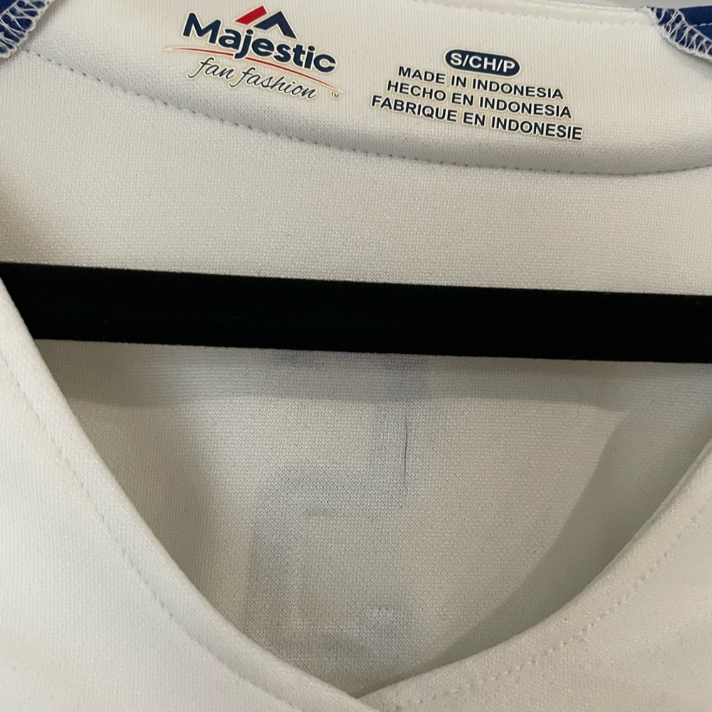 Women's White and Blue LA Jersey - Picture 3 of 5